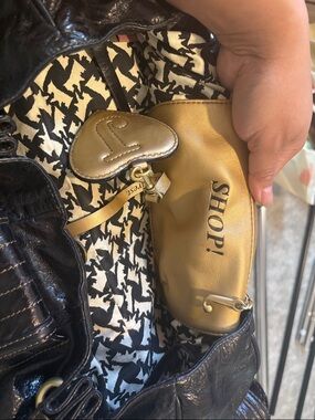 Juicy couture Black Leather handbag